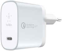Сетевое зарядное устройство Belkin QC4 27W USB-C Home Charger USB-C Cable (F7U074vf04-SLV)