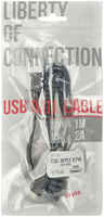 USB кабель LP для Apple Lightning 8-pin Спираль 1 м черный