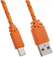 Кабель USB Liberty Project Micro в оплетке оранжевый