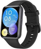 Huawei Смарт-часы Fit 2 Midnight Black Silicone Strap, YDA-B09S черный / черный