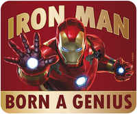 Коврик для мыши ABYstyle Marvel Flexible Mousepad Iron Man Born to be a genius ABYACC366 (ABY435)