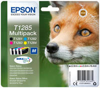 Картридж для струйного принтера Epson C13T12854022 MultiPack, цветной, оригинал C13T12854022 MultiPack (B.C.M.Y)