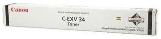 Тонер Canon C-EXV34BK, для iR C2020/C2025/C2030/C2220/C2225/C2230, туба