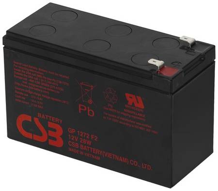 Аккумуляторная батарея для ИБП CSB GP1272F2 28W 12В, 7.2Ач [112-00850-00] 966053544