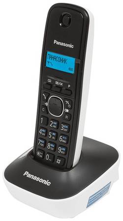 Радиотелефон Panasonic KX-TG1611RUW, белый и черный 966064072