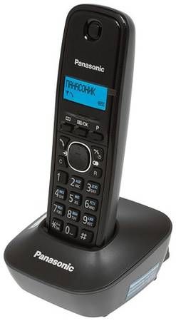 Радиотелефон Panasonic KX-TG1611RUH, серый 966064078
