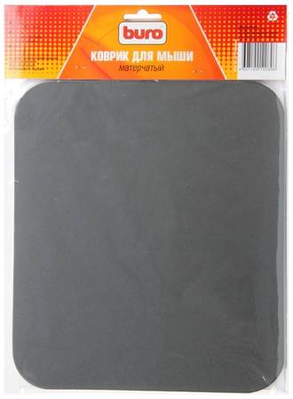 Коврик для мыши Buro BU-CLOTH (S) черный, ткань, 230х180х3мм [bu-cloth/black] 966125639
