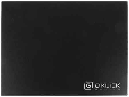 Коврик для мыши Oklick OK-P0250 (S) черный, пластик, 250х200х3мм 966233438
