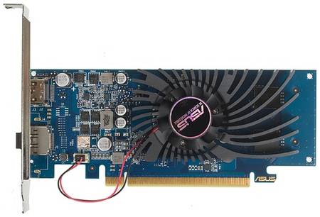 Видеокарта ASUS NVIDIA GeForce GT 1030 GT1030-2G-BRK 2ГБ GDDR5, Low Profile, Ret 966234999
