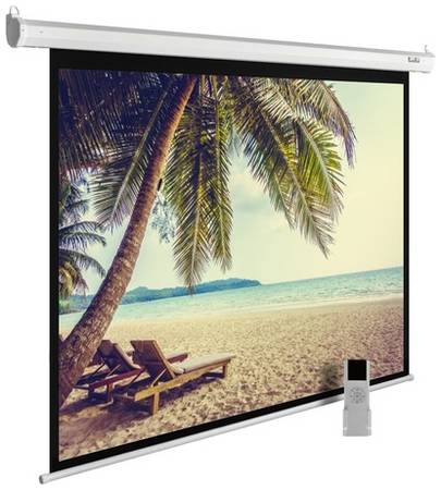 Экран Cactus MotoExpert CS-PSME-360x360-WT, 360х360 см, 1:1, настенно-потолочный