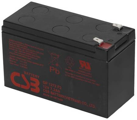 Аккумуляторная батарея для ИБП CSB GP1272F2 12В, 7.2Ач 96626199