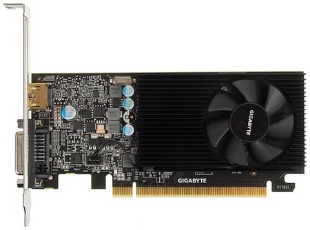 Видеокарта GIGABYTE NVIDIA GeForce GT 1030 GV-N1030D5-2GL 2ГБ GDDR5, Ret