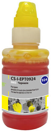 Чернила Cactus CS-I-EPT0924, для Epson, 100мл, желтый 966321064