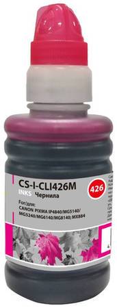 Чернила Cactus CS-I-CLI426M, для Canon, 100мл, пурпурный 966321191
