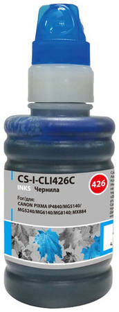 Чернила Cactus CS-I-CLI426C, для Canon, 100мл, голубой 966321197