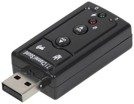Звуковая карта USB TRUA71, 2.0, Ret [asia usb 8c v & v] 966325286