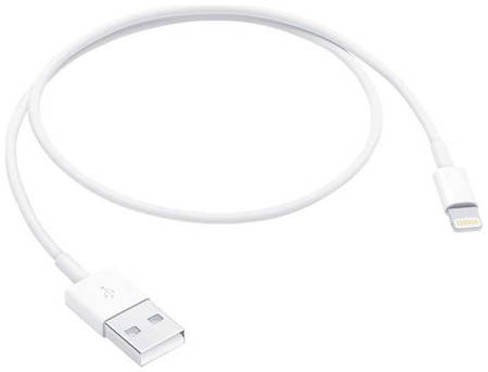 Кабель Apple ME291ZM/A, Lightning (m) - USB (m), 0.5м, MFI, белый 966326165