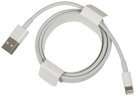 Кабель Apple A1510, Lightning (m) - USB (m), 2м, MFI, белый [md819zm/a] 966326746