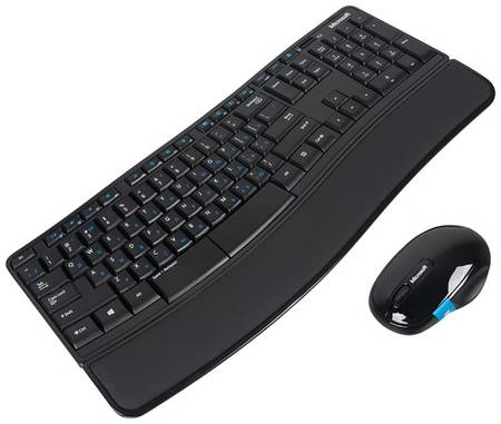 Комплект (клавиатура+мышь) Microsoft Sculpt Comfort Desktop, USB, беспроводной, черный [l3v-00017]