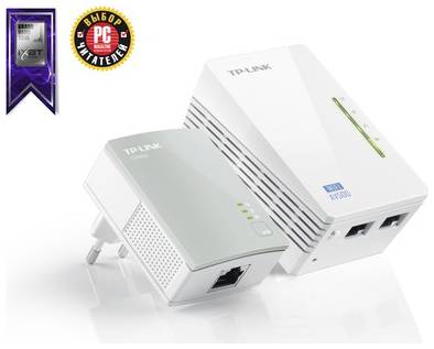 Сетевой адаптер Powerline TP-LINK TL-WPA4220 KIT Fast Ethernet 966550935