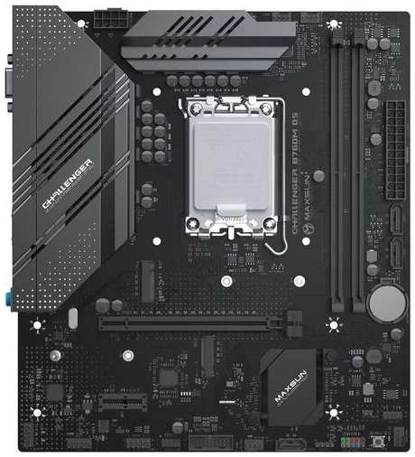 Материнская плата MAXSUN Challenger B760M D5 WIFI, LGA 1700, Intel B760, mATX, Ret 9666412487