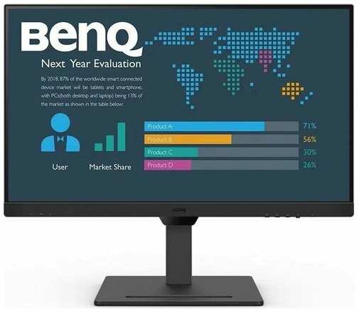 27″ Монитор BenQ BL2790QT, 2560x1440, IPS, 75Гц, 1хHDMI, 1хDP, 1хType-С, черный 9666412622