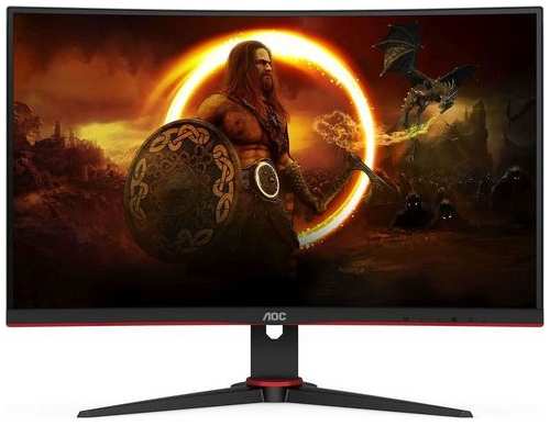 27″ Монитор AOC Gaming CQ27G2SE/BK, 2560x1440, VA, 165Гц, 2хHDMI, 1хDP, изогнутый,