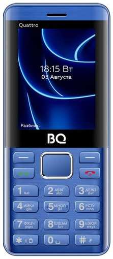 Сотовый телефон BQ Quattro 2453, синий 9666413443