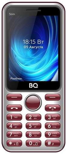 Сотовый телефон BQ Slim 2833, красный 9666413460