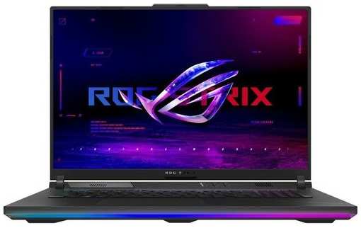 Ноутбук игровой ASUS ROG Strix Scar 18 G834JZ-N6025 18″, 2023, IPS, Intel Core i9 13980HX 2.2ГГц, 24-ядерный, 32ГБ DDR5, 1ТБ + 1ТБ SSD, NVIDIA GeForce RTX 4080 для ноутбуков - 12 ГБ, без операционной системы, черный [90nr0d31-m003v0] 9666416337