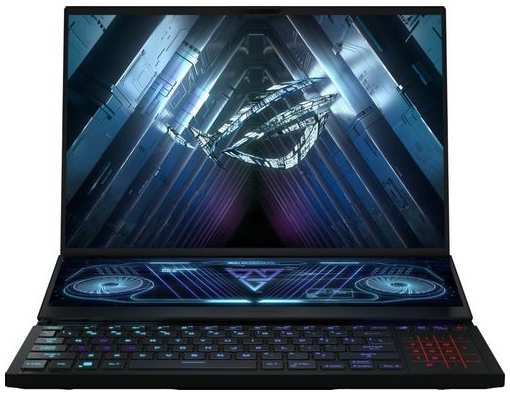 Ноутбук игровой ASUS ROG Zephyrus Duo 16 GX650PY-NM049W 90NR0BI1-M002U0, 16″, 2023, IPS, AMD Ryzen 9 7945HX 2.5ГГц, 16-ядерный, 32ГБ DDR5, 2ТБ SSD, NVIDIA GeForce RTX 4090 для ноутбуков - 16 ГБ, Windows 11 Home