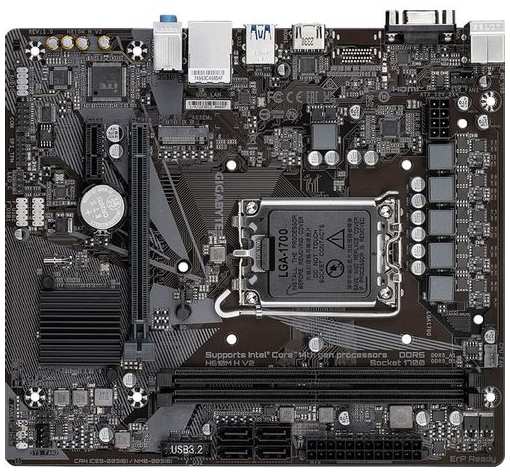 Материнская плата GIGABYTE H610M H V2, LGA 1700, Intel H610, mATX, Ret