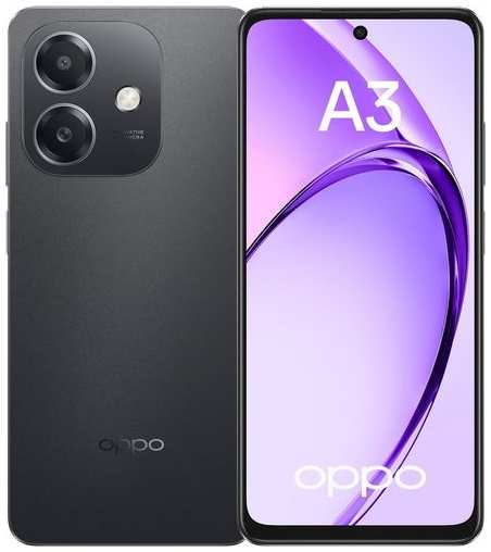 Смартфон OPPO A3 6/256Gb, CPH2669, черный 9666417964