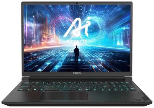 Ноутбук игровой GIGABYTE G6X 16″, 2024, IPS, Intel Core i7 13650HX 2.6ГГц, 14-ядерный, 16ГБ DDR5, 512ГБ SSD, NVIDIA GeForce RTX 4050 для ноутбуков - 6 ГБ, Free DOS, серый [9mg-42kz853sd] 9666419176