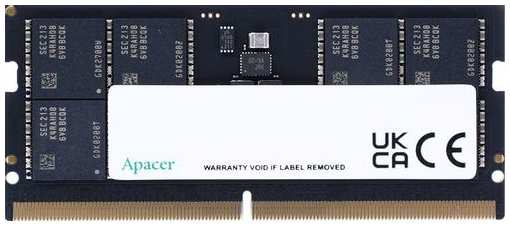 Оперативная память Apacer FS.08G2C.RKH DDR5 - 1x 8ГБ 5600МГц, для ноутбуков (SO-DIMM), Ret 9666423741