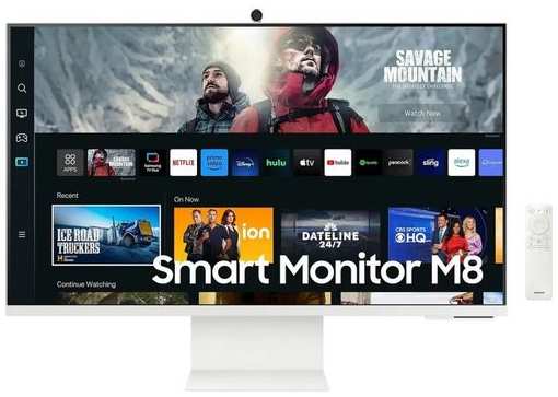 32″ Монитор Samsung M8 S32DM801UIXCI, 3840x2160, VA, 1хHDMI, 1хType-С, белый [ls32dm801uixci] 9666425146