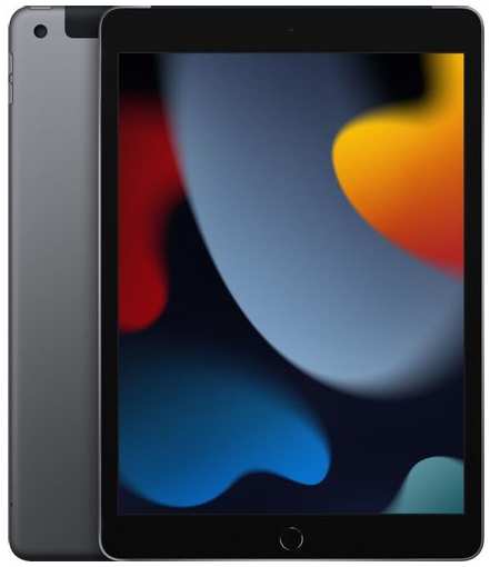 10.2″ Планшет Apple iPad 2021 Wi-Fi + Cellular A2603 64 GB A13 Bionic 4G, 2160 x 1620, iOS, космос [mk663vc/a]