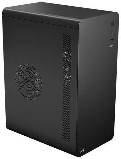 Корпус mATX Aerocool CS-110, Mini-Tower, без БП, черный 9666429107