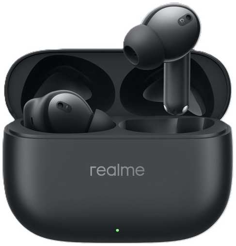 Наушники REALME Buds T310, Bluetooth, внутриканальные, черный [6941764436886] 9666429387