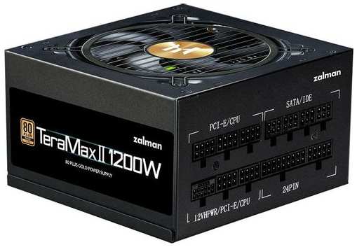 Блок питания Zalman ZM1200-TMXII, 1200Вт, 120мм, черный, retail 9666429900