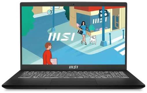 Ноутбук MSI Modern 15 H B13M-021US 9S7-15H411-021, 15.6″, IPS, Intel Core i7 13620H 2.4ГГц, 10-ядерный, 32ГБ DDR4, 1ТБ SSD, Intel Iris Xe graphics, Windows 11 Home, черный 9666440547