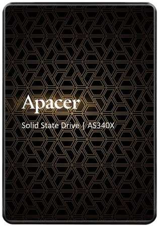 SSD накопитель Apacer AS340X 120ГБ, 2.5″, SATA III, SATA [ap120gas340xc-1] 9666440907