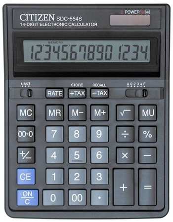 Калькулятор ELEVEN SDC-554S, 14-разрядный