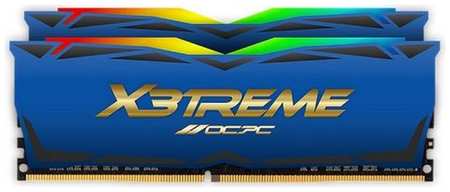 Оперативная память OCPC X3 MMX3A2K32GD436C18BU DDR4 - 2x 16ГБ 3600МГц, DIMM, Blue, Ret 9666442489