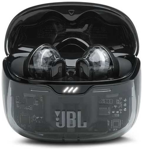 Наушники JBL Tune Beam Ghost, Bluetooth, внутриканальные, черный [jbltbeamgblkas] 9666444061