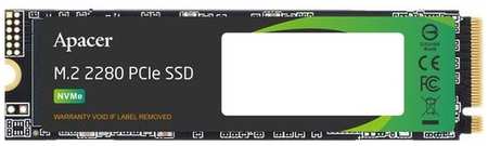 SSD накопитель Apacer AS2280P4 256ГБ, M.2 2280, PCIe 3.0 x4, NVMe, M.2, rtl [ap256gas2280p4-1]