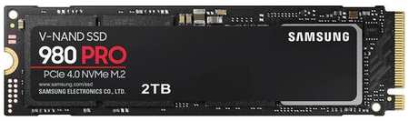 SSD накопитель Samsung 980 PRO MZ-V8P2T0B/AM 2ТБ, M.2 2280, PCIe 4.0 x4, NVMe, M.2, rtl