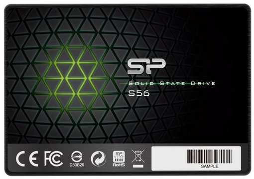 SSD накопитель Silicon Power Slim S56 120ГБ, 2.5″, SATA III, SATA [sp120gbss3s56b25]