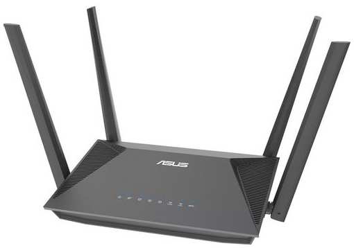 Wi-Fi роутер ASUS RT-AX52, AX1800, черный 9666447426