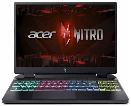 Ноутбук игровой Acer Nitro 16 AN16-41-R3YQ NH.QKDCD.001, 16″, IPS, AMD Ryzen 7 7735H 3.2ГГц, 8-ядерный, 16ГБ DDR5, 1ТБ SSD, NVIDIA GeForce RTX 4070 для ноутбуков - 8 ГБ, Windows 11 Home, черный 9666447723